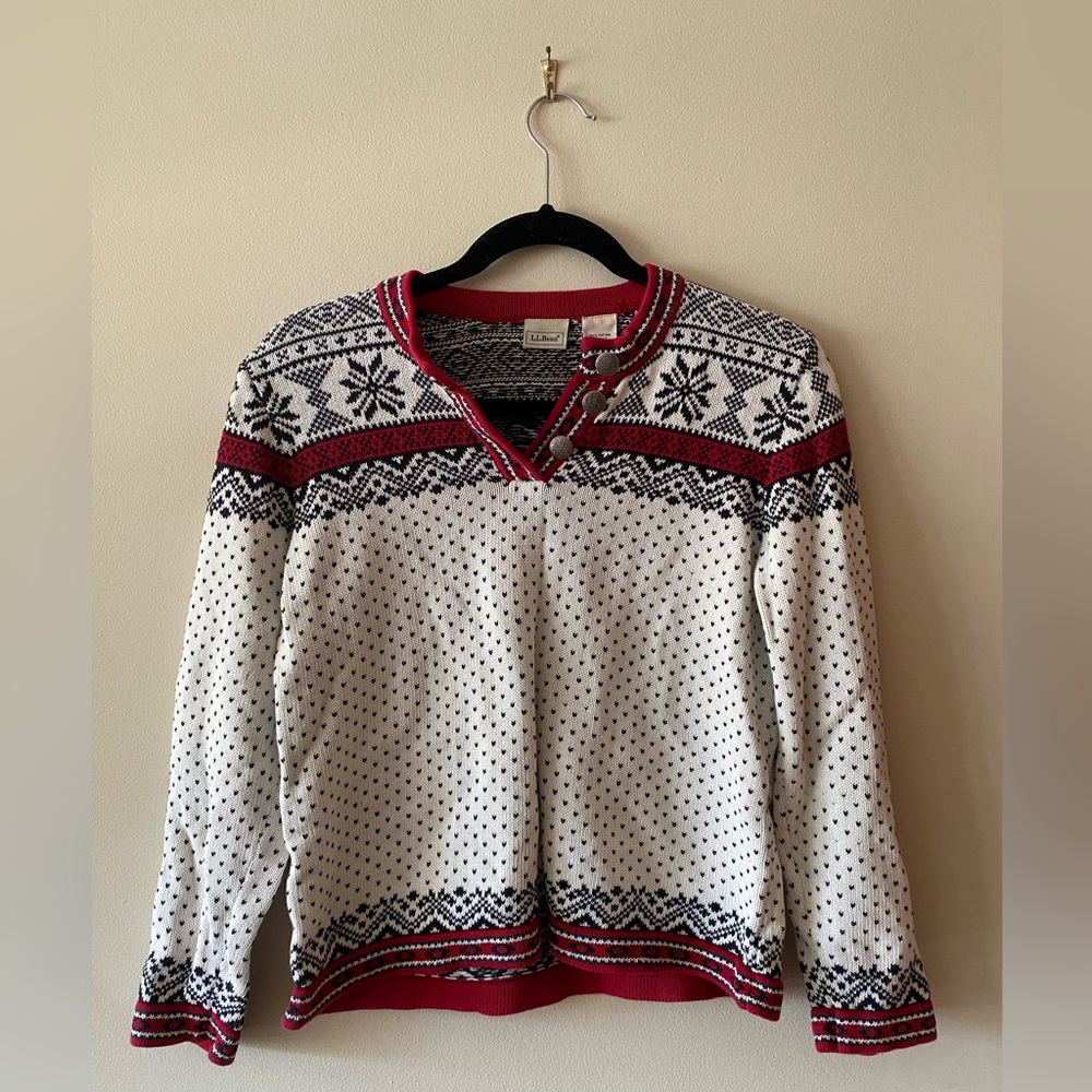 L.L. Bean Boys Fair Isle Sweater